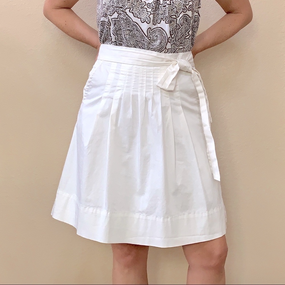 **SOLD** BCBG Max Azria Cotton Skirt w/ Tie 0 XS
